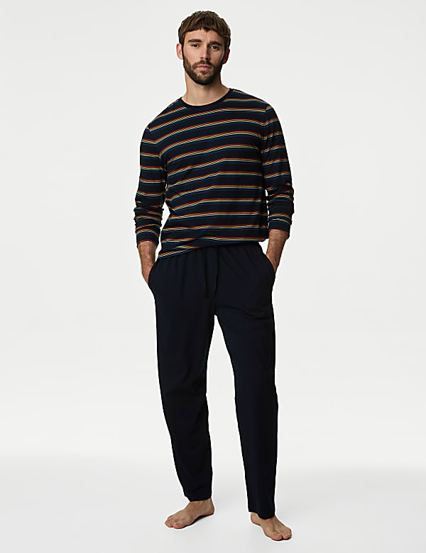 Rainbow striped pajamas 2025