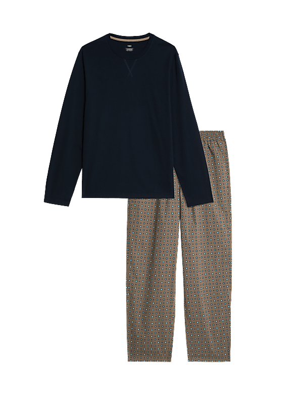 Pure Cotton Foulard Print Pyjama Set
