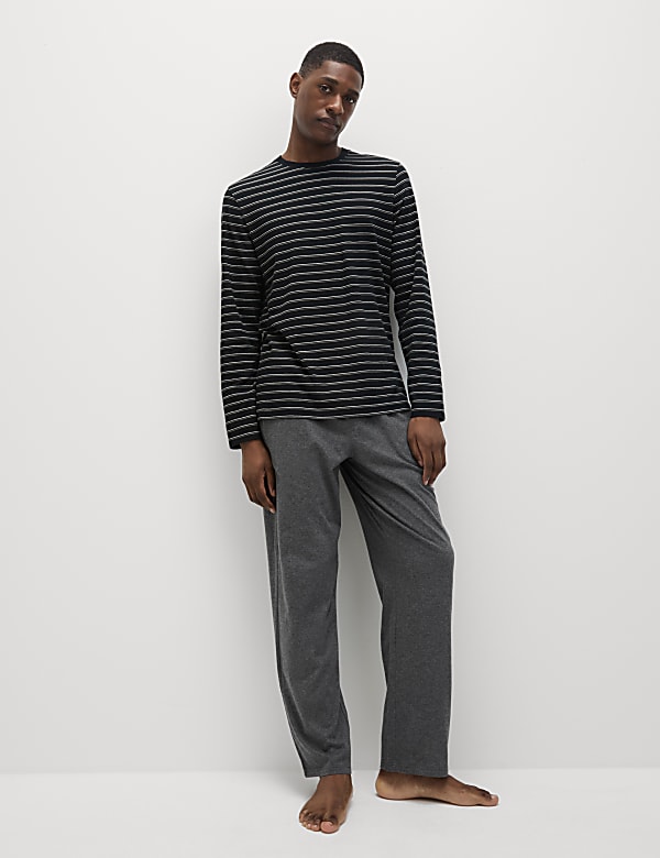 Pure Cotton Striped Pyjama Set