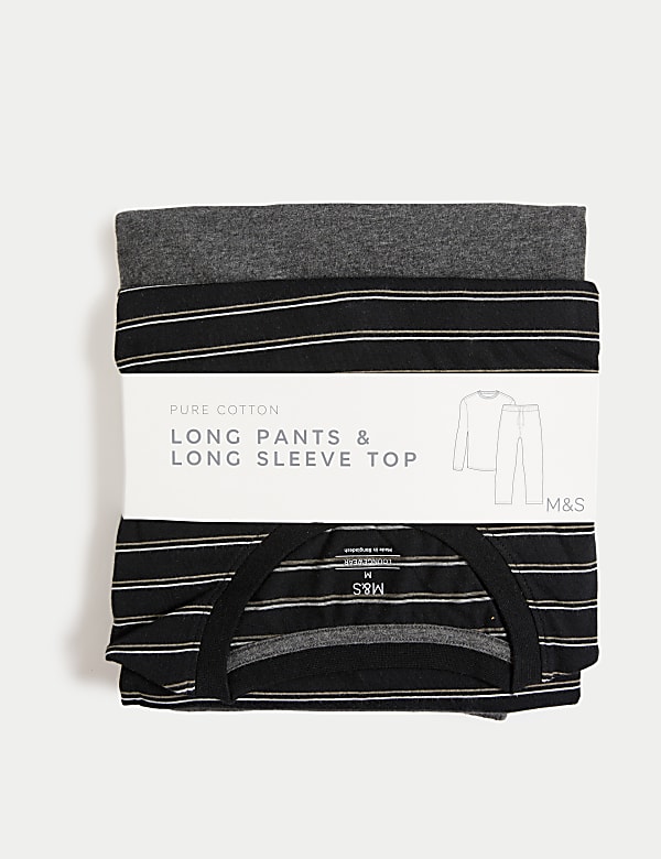 Pure Cotton Striped Pyjama Set