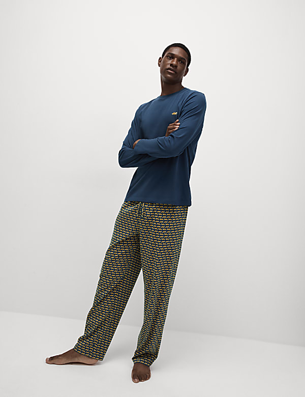 Pure Cotton Fox Print Pyjama Set - LT