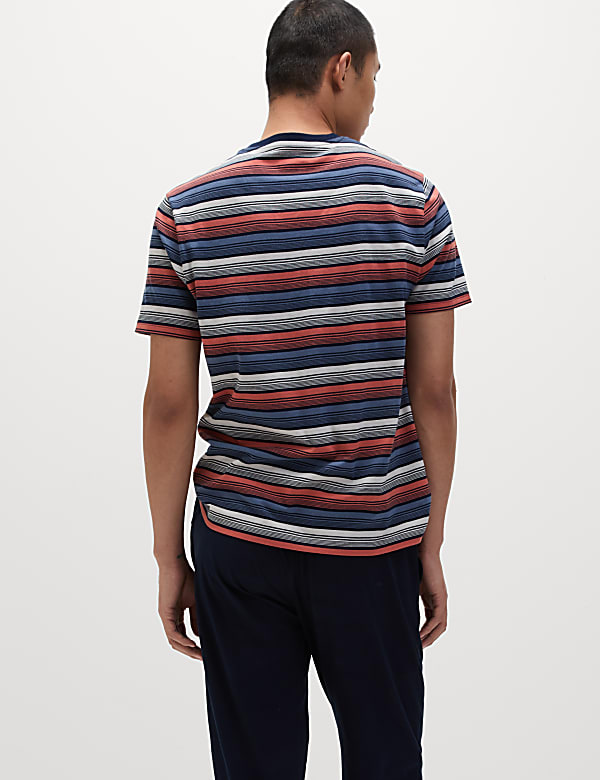 Pure Cotton Ombre Stripe Pyjama Set - NL