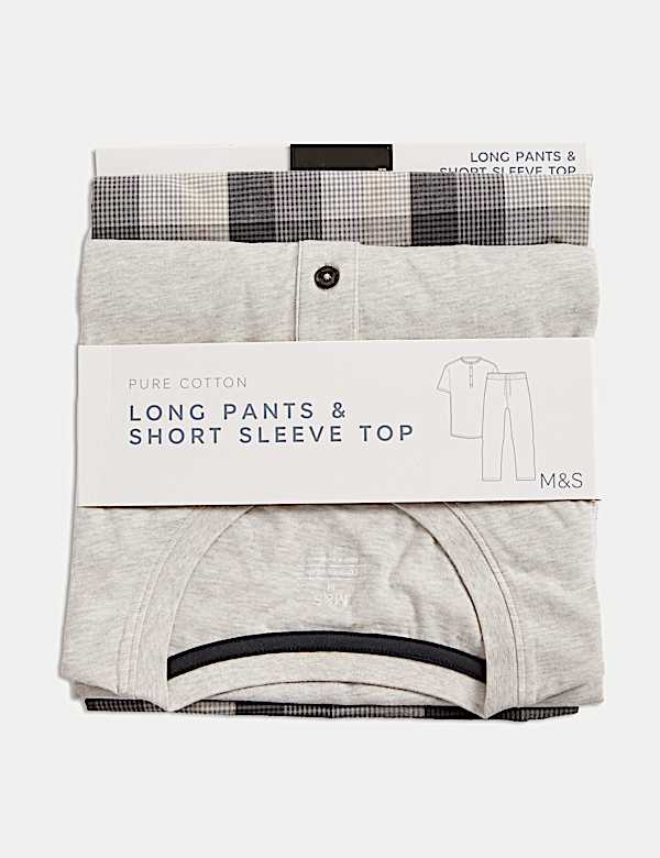 Pure Cotton Checked Pyjama Set