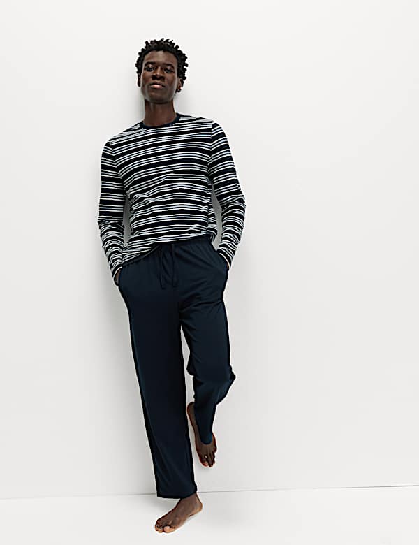 Pure Cotton Striped Pyjama Set