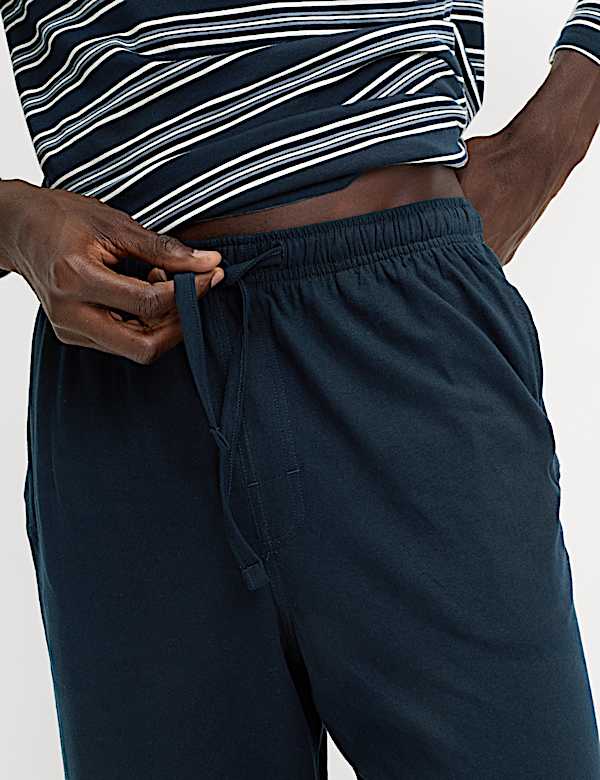 Pure Cotton Striped Pyjama Set