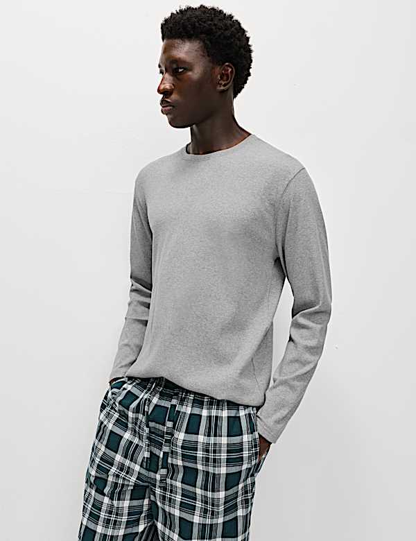 Pure Cotton Checked Pyjama Set