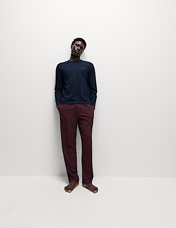 Pure Cotton Bear Print Pyjama Set - NL