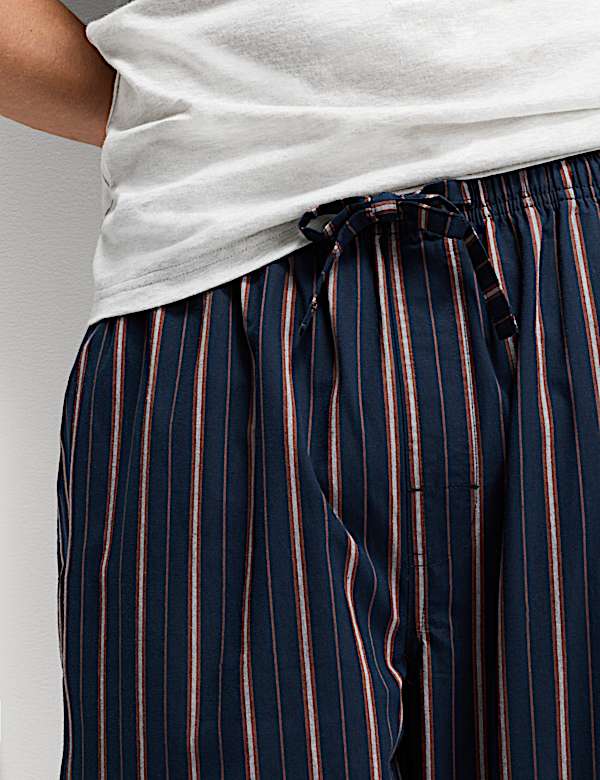 Pure Cotton Striped Pyjama Set - FI