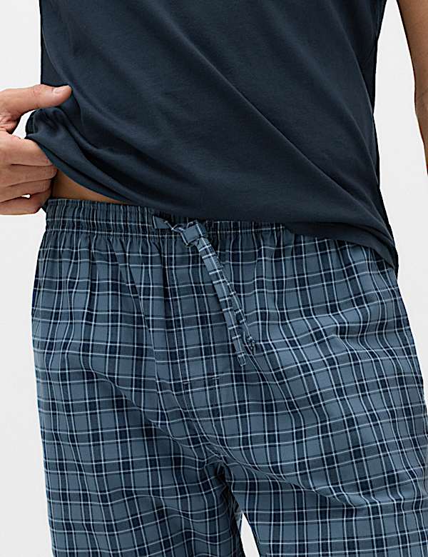 Pack Of Two Cotton Pyjama Bottoms - CN