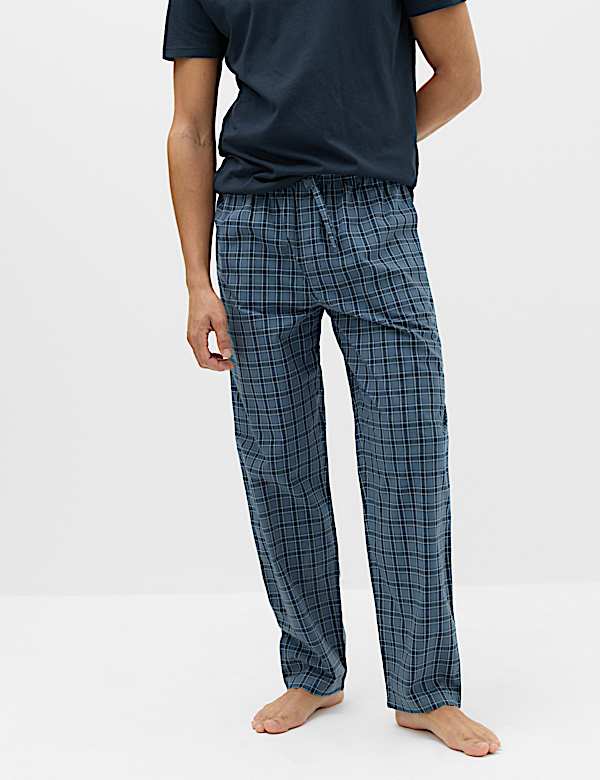 Pack Of Two Cotton Pyjama Bottoms - CN