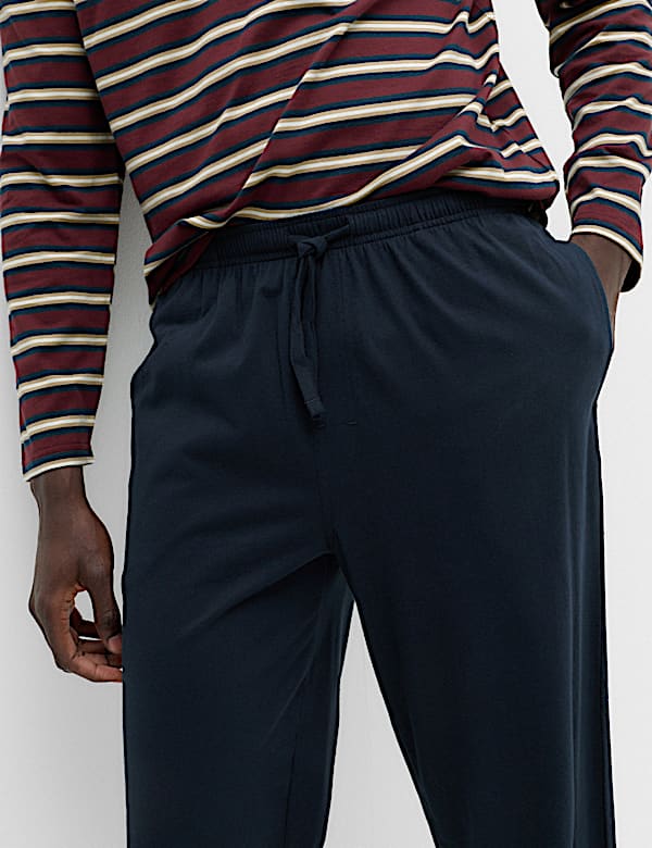 Pure Cotton Striped Pyjama Set - BN