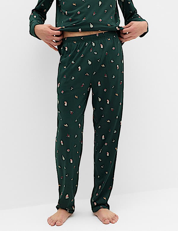 Pure Cotton Printed Christmas Family Pyjamas - NZ
