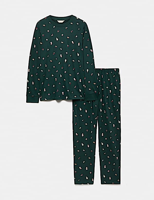Pure Cotton Printed Christmas Family Pyjamas - NZ