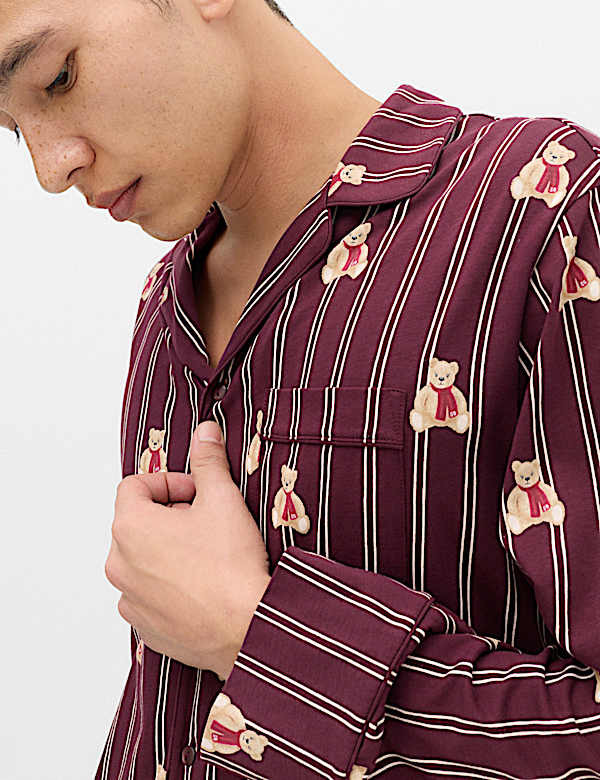 Spencer Bear&trade; Striped Christmas Family Pyjamas - NZ