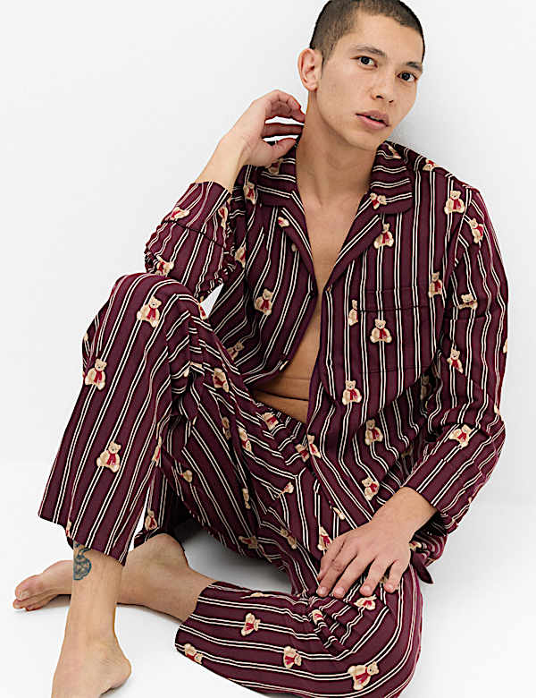 Spencer Bear&trade; Striped Christmas Family Pyjamas - NZ