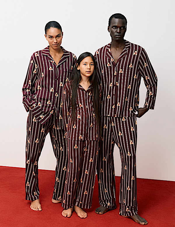 Spencer Bear&trade; Striped Christmas Family Pyjamas