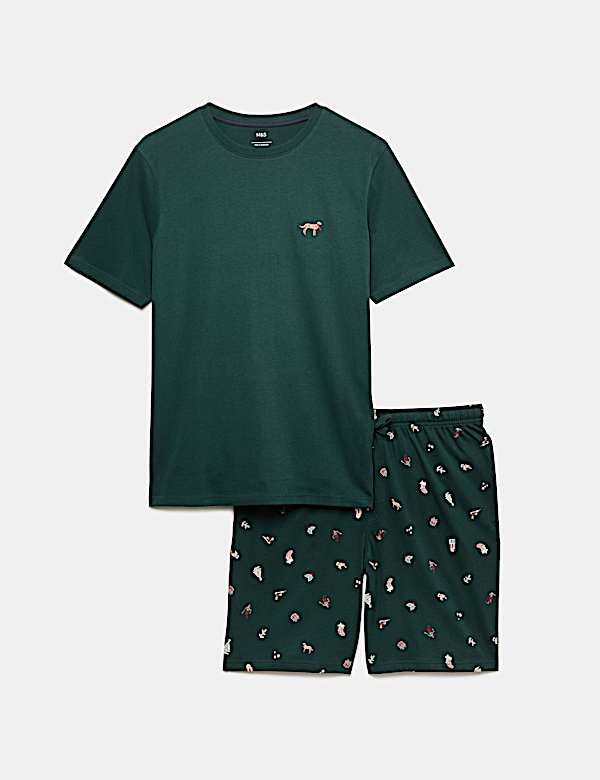 Pure Cotton Printed Christmas  Family Pyjamas - HU