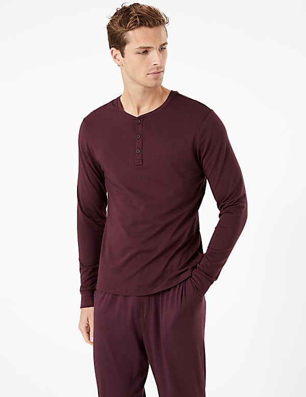 Buy Supima Cotton Supersoft Pyjama Top at Marks Spencer