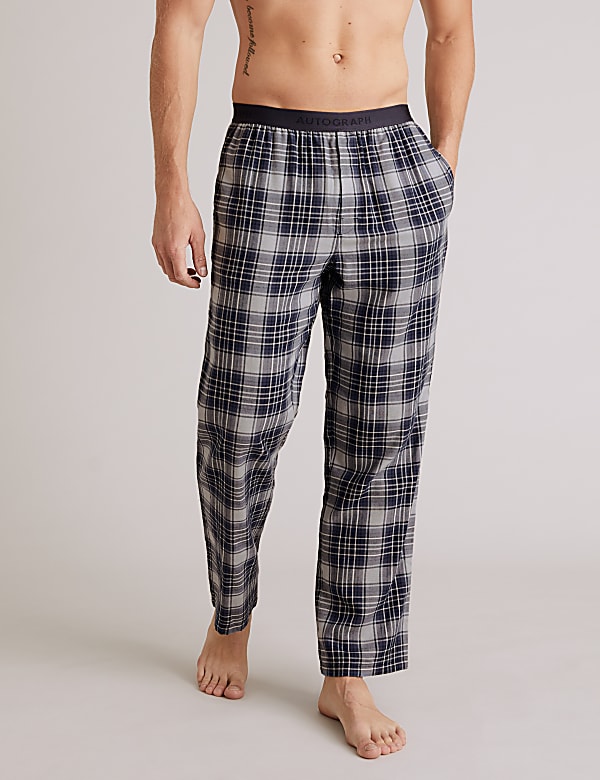 Premium Cotton Checked Pyjama Bottoms