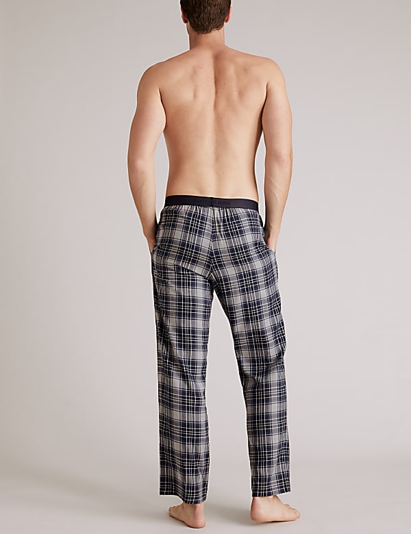 Premium Cotton Checked Pyjama Bottoms