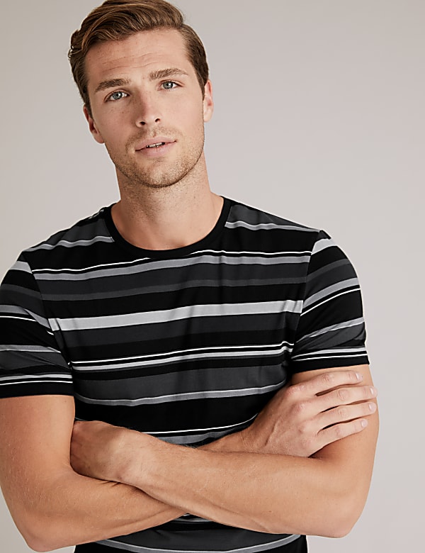 Premium Cotton Striped Pyjama' Top
