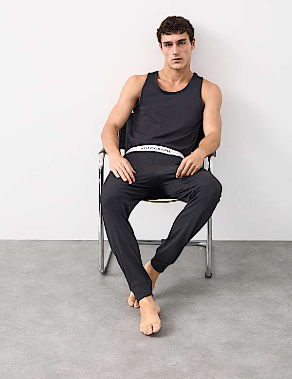 Supima® Cotton Modal Elasticated Pyjama Joggers