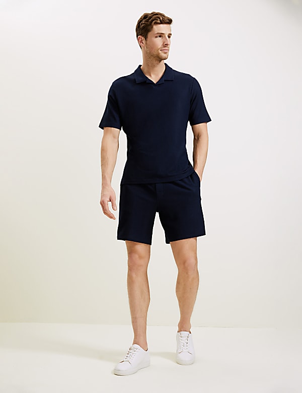Cotton Blend Loungewear Shorts