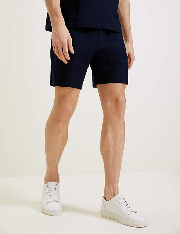 Cotton Blend Loungewear Shorts