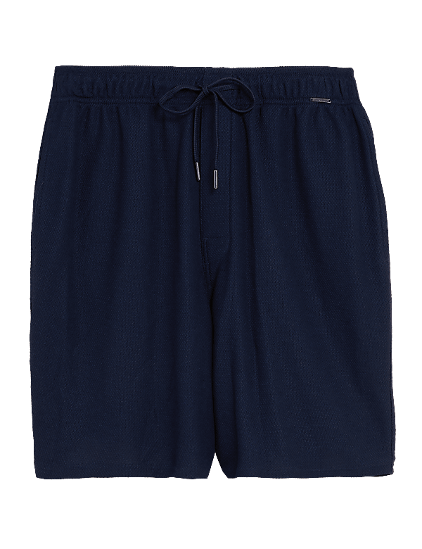 Cotton Blend Loungewear Shorts