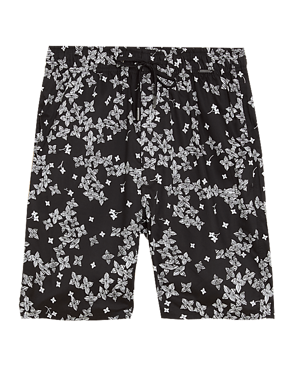 Cotton Rich Floral Print Pyjama Shorts