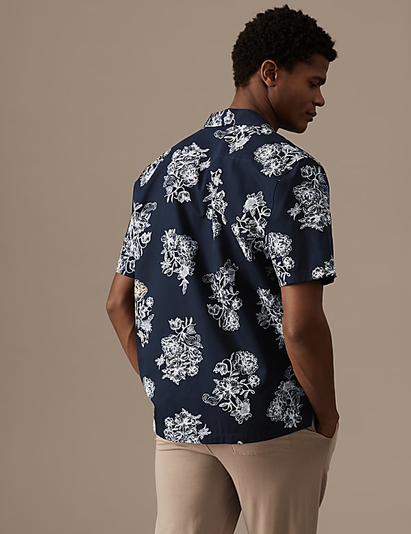Cotton Rich Floral Print Pyjama Top