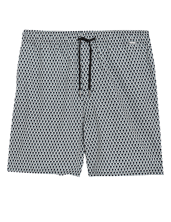 Cotton Rich A Print Pyjama Shorts