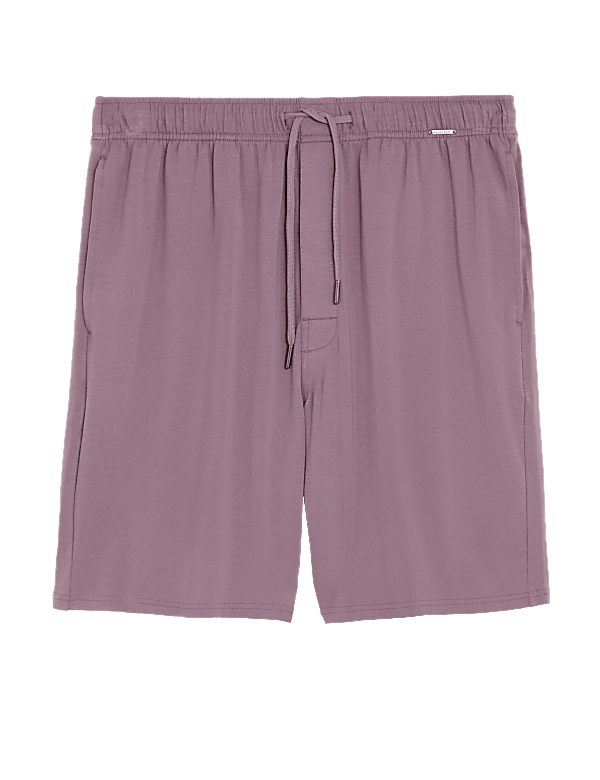 Cotton Blend Pyjama Shorts