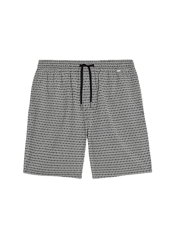 Cotton Rich Printed Pyjama Shorts