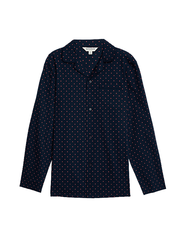 Supima® Cotton Rich Geometric Pyjama Top