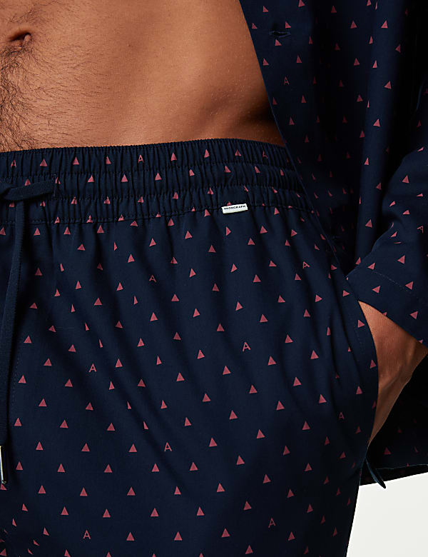 Supima® Cotton Rich Geometric Pyjama Bottoms