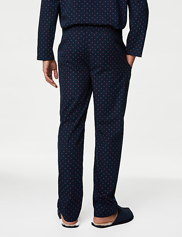 Supima® Cotton Rich Geometric Pyjama Bottoms