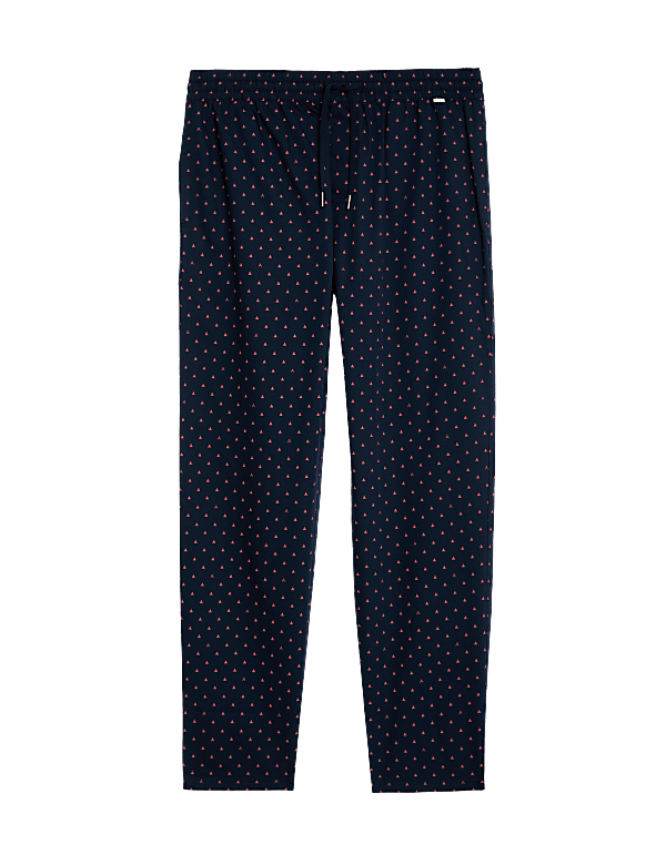 Supima® Cotton Rich Geometric Pyjama Bottoms