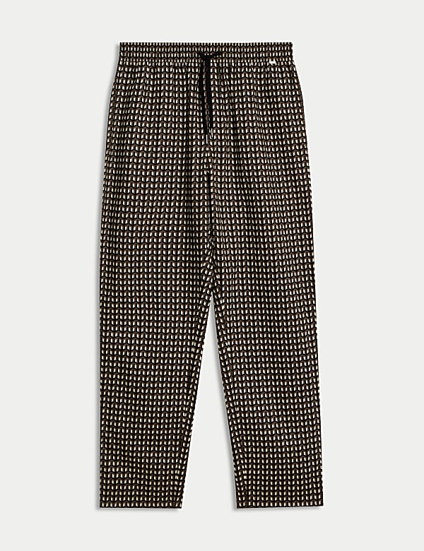 Supima® Cotton Blend Geo Pyjama Bottoms - LV