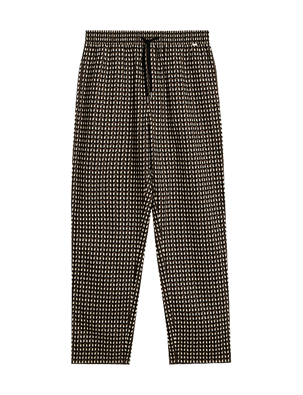 Supima® Cotton Blend Geo Pyjama Bottoms