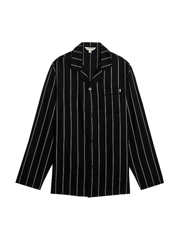 Lyocell Striped Pyjama Top