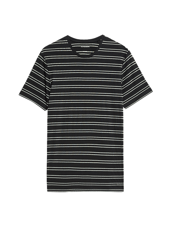 Supima® Cotton Modal Striped T-shirt Vest