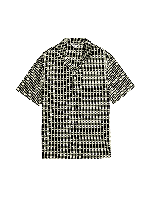 Cotton Rich Printed Pyjama Top