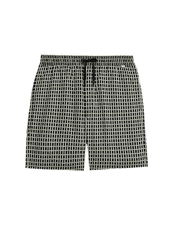 Cotton Rich Printed Pyjama Shorts