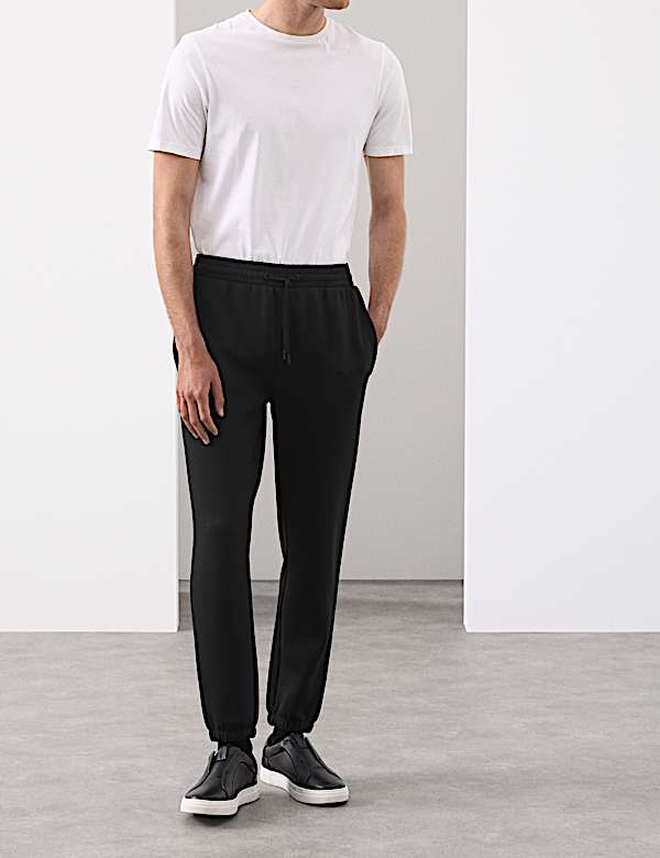 מכנסי טרנינג מתערובת מודל אלסטית - IL