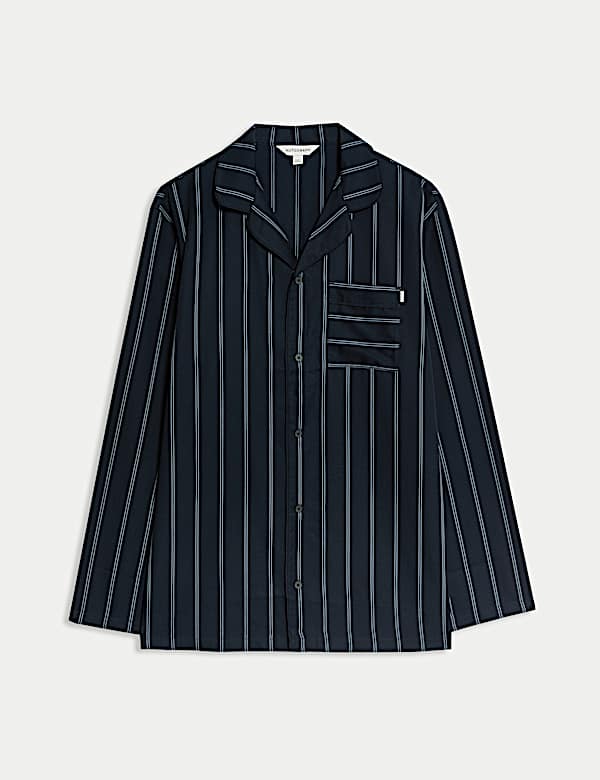 Pure Lyocell Striped Pyjama Top - GR