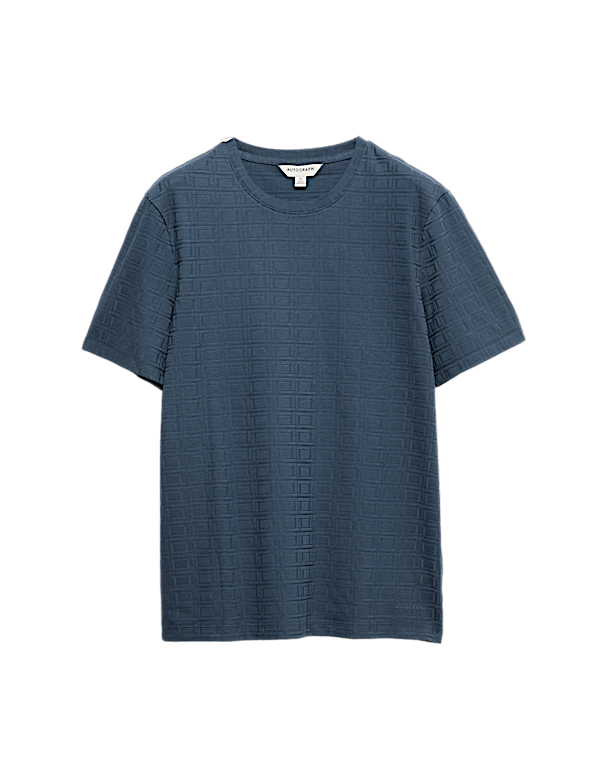 Supima® CottonRich Stretch Jacquard T Shirt