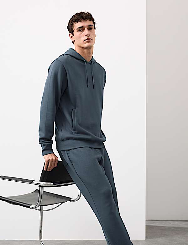 Sweat à capuche extensible en modal mélangé - CH