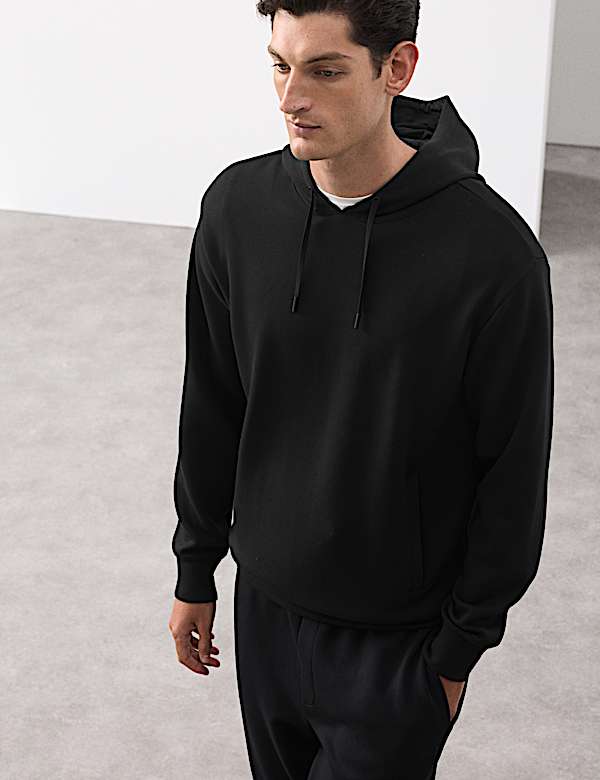 Modal Blend Stretch Hoodie - AT