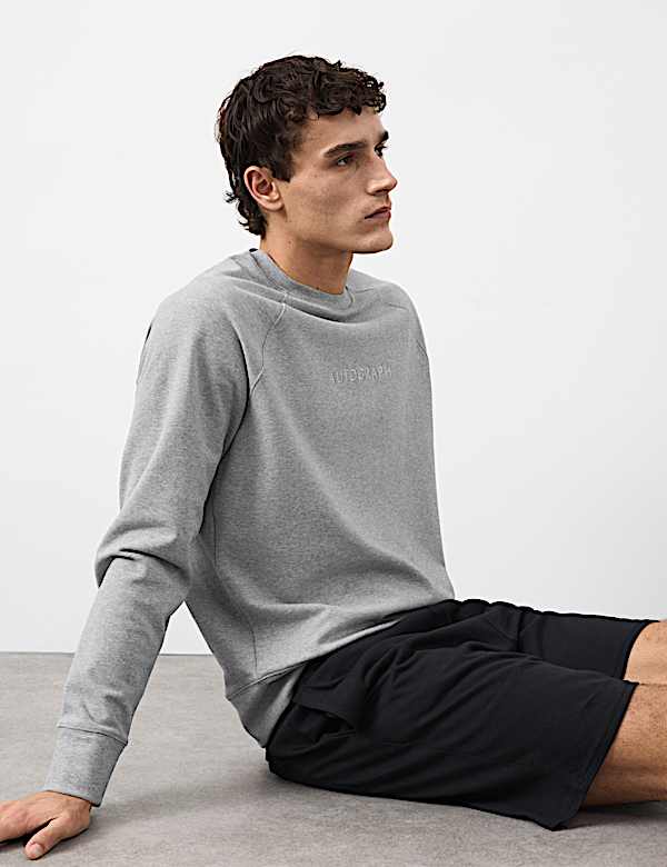 Sudadera elástica de algodón informal - US